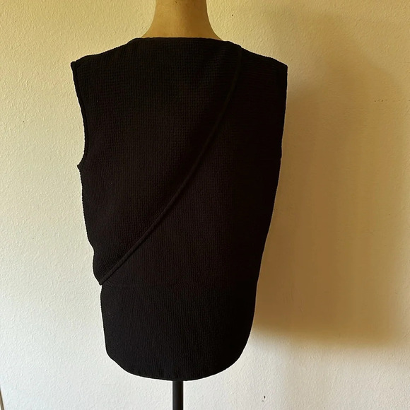 Maria Cornejo sz L black blouse textured and angular great pre owned condition - Picture 7 of 11